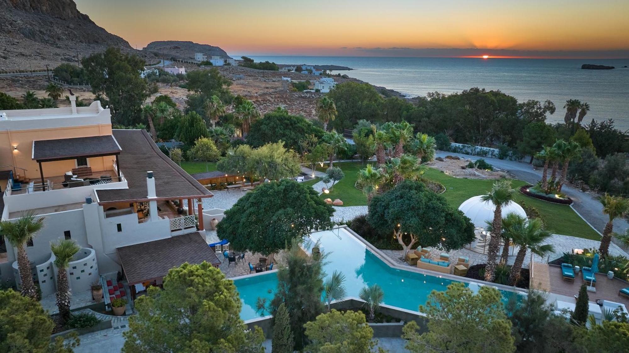 Aquagrand Exclusive Deluxe Resort Lindos - Adults Only Líndos Exterior foto